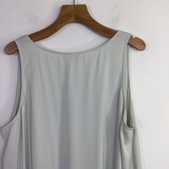 Universal Standard Womens Ruffle Slip Dress Sleeveless Gray Size L/3X - Picture 15 of 16